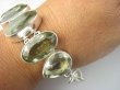 bb3798 Luksusowa DUŻA 51 gramów !!!  BOSSSKA Bransoleta Bransoletka Unikat RZADKI kamień ZIELONY AMETYST 9 sztuk Srebro 925 # - 4