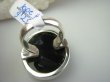 bpe9282 DUŻY 22g ! Cudowny Regulowany Klasyczny Pierścień Pierścionek czarny ONYKS regeneruje SERCE, EGZEMY,PAMIĘĆ r.17, r.18, r.19, r.20, r.21 Srebro 925 # - 9
