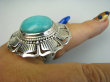 bpe9661 Biżuteria Orientalna Baśniowy GIGANT 26g ! Pierścień Pierścionek z naturalnym Turkusem TURKUS Turkusy r.17 Srebro 925 # - 3