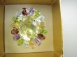 bpee4640 Wooow BOSKO PIĘKNY WIELOBARWNY Lux Pierścień Pierścionek naturalny Cytryn Lemon, Ametyst, Granaty, Oliwin, Blue Topaz r.14 SREBRO 925 # - 10