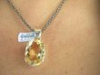 bwee2338 Biżuteria Ekskluzywna !! RZADKOŚĆ Lśniący OKAZ 15 g !! Wisior Zawieszka PIĘKNY CYTRYN - kamień Antycukrzycowy Srebro 925 # - 3