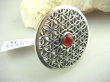 bpe3519 Duży Pierścień KWIAT ŻYCIA - SILNY AMULET OCHRONNY !!!! Ażurowy ORIENTALNY Pierścień Karneol  r.17 SREBRO 925 # - 6