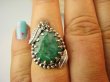 bpee4246 Czarodziejsko Piękny CUDOWNY Pierścień Pierścionek Szmaragd Indyjski w orientalnej oprawie Szmaragdy r.16 Srebro 925 # - 5