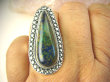 bpe8496 Niezwykły Dotyk Natury Wielobarwny CUD NATURY DUŻY 16g Okaz Pierścień Pierścionek naturalna CHRYZOKOLA I AZURYT r.17 Srebro 925 # - 4