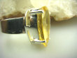 bpee2146 Słoneczna Kropla !!! CUDO Lśniący Pierścień Pierścionek Żółty CYTRYN NAJWYŻSZA JAKOŚĆ r.17 Cytryn - kamień Antycukrzycowy Srebro 925 # - 7