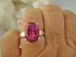 bpee4360 PIĘKNY Elegancki Pierścień Pierścionek OKAZ Rubin Indyjski Rubiny r.22 Srebro 925 - 3
