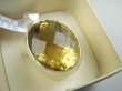 bwee2336 Ekskluzywna Biżuteria !! ZŁOCISTY GRUBAS PIĘKNY KLEJNOT Esencja piękna 26 g !! Lśniący LUKSUSOWY Wisior CYTRYN  - kamień Antycukrzycowy Srebro 925 # - 4