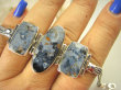 bb3016 Biżuteria Egzotyczna !!! Cudowny Wielobarwny Szaro-Błękitno- Czarno -Brązowy  Iskrzący Pietersyt z Namibii - Kamień Burzy Srebro 925 # - 3