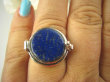 bpe6313 Biżuteria Orientalna !!! Sekretnik Otwierany Pierścień zdjęcia lub marzenia Granatowy LAPIS LAZULI r.17 Srebro 925 # - 2