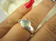 bpee3810 Delikatny śliczny Pierścień OBRĄCZKA szlifowany opalizujący Opal z Etiopii Rozwija intuicję i kreatywność r.17 Srebro 925 - 3