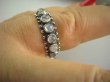 bpe3560 Biżuteria Orientalna !!! Egzotyczna Bardzo Lekka i Wygodna Obrączka Pierścień Kamień Księżycowy r.19 Srebro 925 - 9