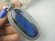 bwe3868 Cudowny Olbrzym Baśniowy Gigant 7.2 cm 35 gramów !!! Orientalny Duży Długi Wisior Granatowy LABRADORYT Spektrolit - kamień Zorzy Polarnej SREBRO 925 # - 4