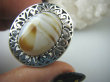 bpe5549 BAŚNIOWO PIĘKNY OKAZ Niezwykły Pierścień Piękność AGAT BRAZYLIJSKI w orientalnej oprawie r.25/ r.26 Duży Rozmiar Srebro 925 # - 7