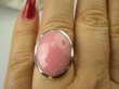 bpe6664 Pastelowo Różowy Skarb THULIT Klasyczny Pierścień RÓŻOWY THULIT (Rosaline) r.17 lśniące Srebro 925 # - 6