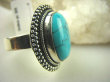 bpe6346 Biżuteria Egzotyczna !!! cudny Pierścień turkusowy Howlit r.17 Srebro 925 # - 5