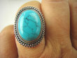 bpe6346 Biżuteria Egzotyczna !!! cudny Pierścień turkusowy Howlit r.17 Srebro 925 # - 3
