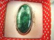 bpe8288 SZMARAGDOWY KLEJNOT !!!! Pierścionek Cudowny Pierścień Szmaragd Indyjski Szmaragdy r.16 Srebro 925 # - 7