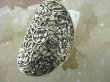 bpe6462  DUŻY Ażurowy śliczny Orientalny Pierścień Cały ze Srebra r.18 SREBRO 925 # - 7