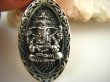 bwe1922 Trójwymiarowy Święty DUŻY 5.1 cm masywny 21 g AMULET GANESZ Ganesh - Bóg Obfitości, Powodzenia, Opiekun Dzieci CUDO Wisior cały ze Srebra SREBRO 925 # - 6
