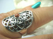 bpe5835 Biżuteria Orientalna !!! Delikatny Ażurowy Pierścień EGZOTYCZNE SŁOŃCE Piasek Pustyni r.17 Srebro 925 - 4
