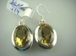 bkee714 LŚNIĄCE DUŻE OKAZY Cudowne Kolczyki ZŁOTO-ZÓŁTY CYTRYN - kamień antycukrzycowy Srebro 925 - 5