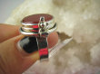 bpe6298 Biżuteria Orientalna !!! Otwierany Pierścień na Zdjęcia, Marzenia SEKRETNIK Czerwony ONYKS r.15 Srebro 925 # - 7