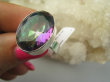 bpee4697 Śliczny Duży kamień TĘCZOWY Pierścionek PIERŚCIEŃ WIELOBARWNY MYSTIC TOPAZ r.19 lśniące Srebro 925 # - 8