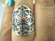 bpe5836 Delikatny Ażurowy Pierścień Egzotyczne Słońce Piasek Pustyni r.19 Srebro 925 - 4