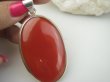 bwe3777 Niesamowity 7 cm GIGANT 29 gramów !!! Duży Wisior Zawieszka CZERWONY ONYKS - regeneruje SERCE, EGZEMY, PAMIĘĆ Srebro 925 # - 6