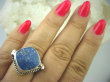 bpe6204 Biżuteria Orientalna !!! Sekretnik Otwierany Pierścień zdjęcia lub marzenia Niebieski LAPIS LAZULI r.19 Srebro 925 # - 3