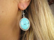 bke1291 Biżuteria Orientalna !!! cudo kolor DUŻE OKAZY KAMIENI - Piękne Kolczyki z Turkusami TURKUSY TURKUS - opiekun ciała i duszy Srebro 925 - 7