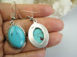 bke1291 Biżuteria Orientalna !!! cudo kolor DUŻE OKAZY KAMIENI - Piękne Kolczyki z Turkusami TURKUSY TURKUS - opiekun ciała i duszy Srebro 925 - 8