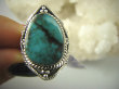 bpe6930 Biżuteria Egzotyczna PIERŚCIEŃ z naturalnym Turkusem Turkus - opiekun ciała i duszy Turkusy r.17 Srebro 925 # - 6