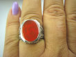 bpe5019 Biżuteria Orientalna !!! Pierścień Sygnet naturalny Karneol - kamień odwagi r.27 (DUŻY  ROZMIAR )  Srebro 925 # - 4