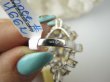 bpee4662 Woooow CACKO Genialny LUKSUSOWY Duży Długi 3.8cm Ażurowy Pierścień z Cytrynami Złoty Cytryn r.17 Srebro Rodowane 925 # - 7