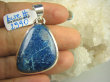 bwe2990 Piękna GALAKTYKA !!! Klasyczny Wisior naturalny niebieski AZURYT - wzmacnia koncentrację Srebro 925 # - 2