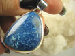 bwe2990 Piękna GALAKTYKA !!! Klasyczny Wisior naturalny niebieski AZURYT - wzmacnia koncentrację Srebro 925 # - 4