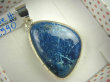 bwe2990 Piękna GALAKTYKA !!! Klasyczny Wisior naturalny niebieski AZURYT - wzmacnia koncentrację Srebro 925 # - 8