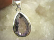 bwee2145 LŚNIĄCY Delikatny Wisior Zawieszka klejnocik Szlifowany Fioletowy AMETYST - kamień mądrości grube Srebro 925 # - 6