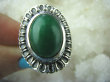 bpe5691 Jadeitowy MELONIK !!! Duży i Piękny OKAZ Pierścień zielony Jadeit - antystresowy KAMIEŃ DOBROBYTU r.19/ r.20 Srebro 925 # - 11