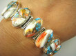 bb3539 Wielobarwna Ostryga Klasyczna Duża 37G Bransoleta TURKUS OSTRYGOWY MIEDZIANY 9 sztuk Turkus OSTRYGA Muszla złota MIEDZ lśniące Srebro 925 # - 5