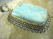 bwe2950 ZJAWISKOWY Naturalny  DUŻY Wisior 17 G 5,4 cm Rzadki Anielski kamień LARIMAR czakra gardła SREBRO 925 # - 3