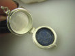 bpe6315 Biżuteria Orientalna !!! Sekretnik Otwierany Pierścień zdjęcia lub marzenia Granatowy LAPIS LAZULI r.15 Srebro 925 # - 2