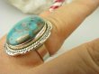 bpe8787 Niezwykły OKAZ Pierścień Pierścionek naturalny TURKUS ARIZONA Turkusy r.17 egzotyczne Srebro 925 # - 4
