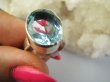 bpee4703 BŁĘKITNE CUDEŃKO  !!! Lśniący Klejnot Klasyczny Pierścień Pierścionek Laboratoryjny BLUE TOPAZ - kamień młodości r.14 Srebro 925 # - 2