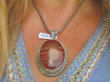 bwe3745 PASIASTY UNIKAT śliczny CZEKOLADOWY DUŻY 23g Wisior Zawieszka KOJĄCA moc natury JASPIS KRAJOBRAZOWY zdobione Srebro 925 # - 4
