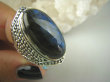 bpe6367 EGZOTYCZNA DAMA !!! Orientalny Masywny 17 g ! Duży Pierścień Labradoryt Spektrolit - kamień Zorzy Polarnej r.21/ r.22 Srebro 925 # - 8