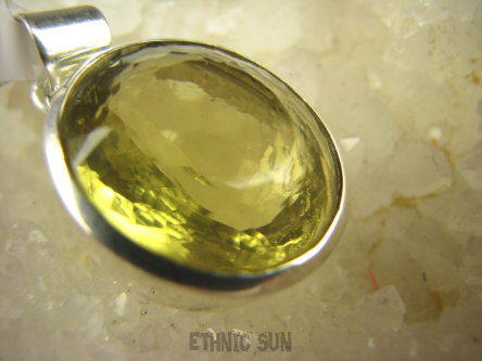 bwee2092 Ekskluzywna Biżuteria !! Błyszczący Wisior Słoneczny ŻÓLTY Cytryn - kamień wspomagający leczenie cukrzycy Srebro 925 #