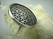 bpe2091 KWIAT ŻYCIA - SILNY AMULET OCHRONNY !!!! Ażurowy ORIENTALNY Pierścień cały ze srebra r.12 SREBRO 925 - 6