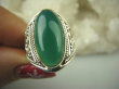 bpe6560 Ażurowy Delikatny Pierścień Zielony ONYKS - regeneruje SERCE, EGZEMY, PAMIĘĆ r.16 Srebro 925 - 6